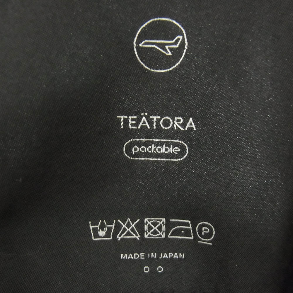 TEATORA テアトラ TT-202-P ID JKT PACKABLE パッカブル ジャケット ブルゾン ブラック系 2【美品】【中古】