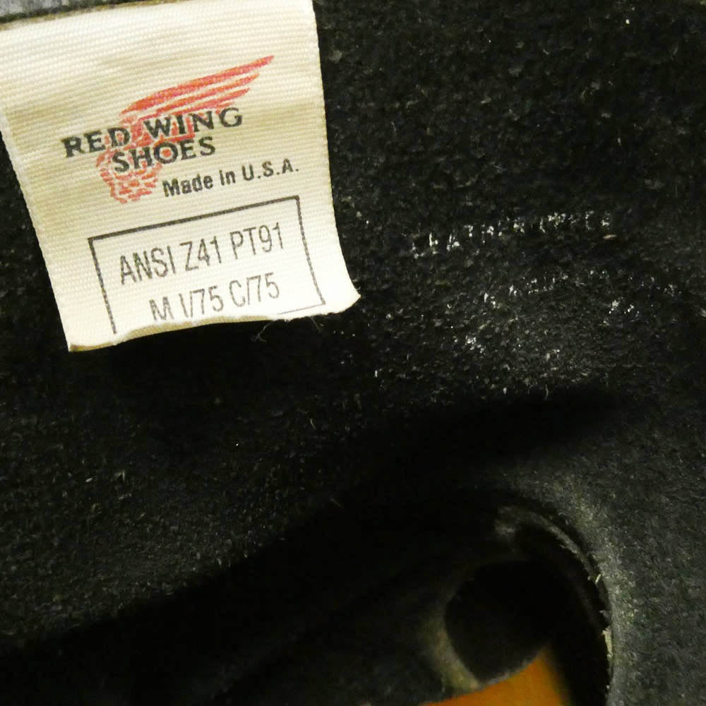 RED WING レッドウィング 8270 PT91 90s Engineer Boots ナイフポケット エンジニア ブーツ ブラック系【中古】