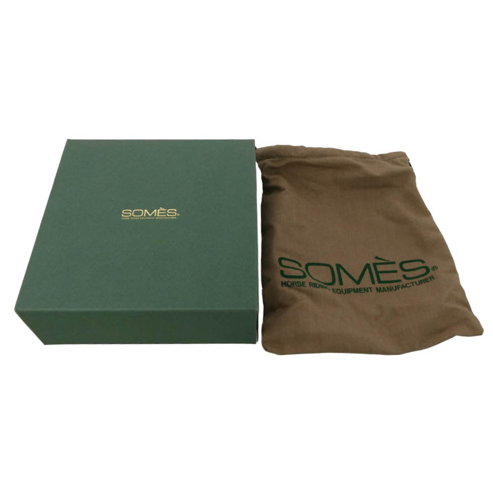 SOMES SADDLE ソメスサドル ホースマン レザー 馬蹄ベルト 黒系 ブラック系 34/86【中古】