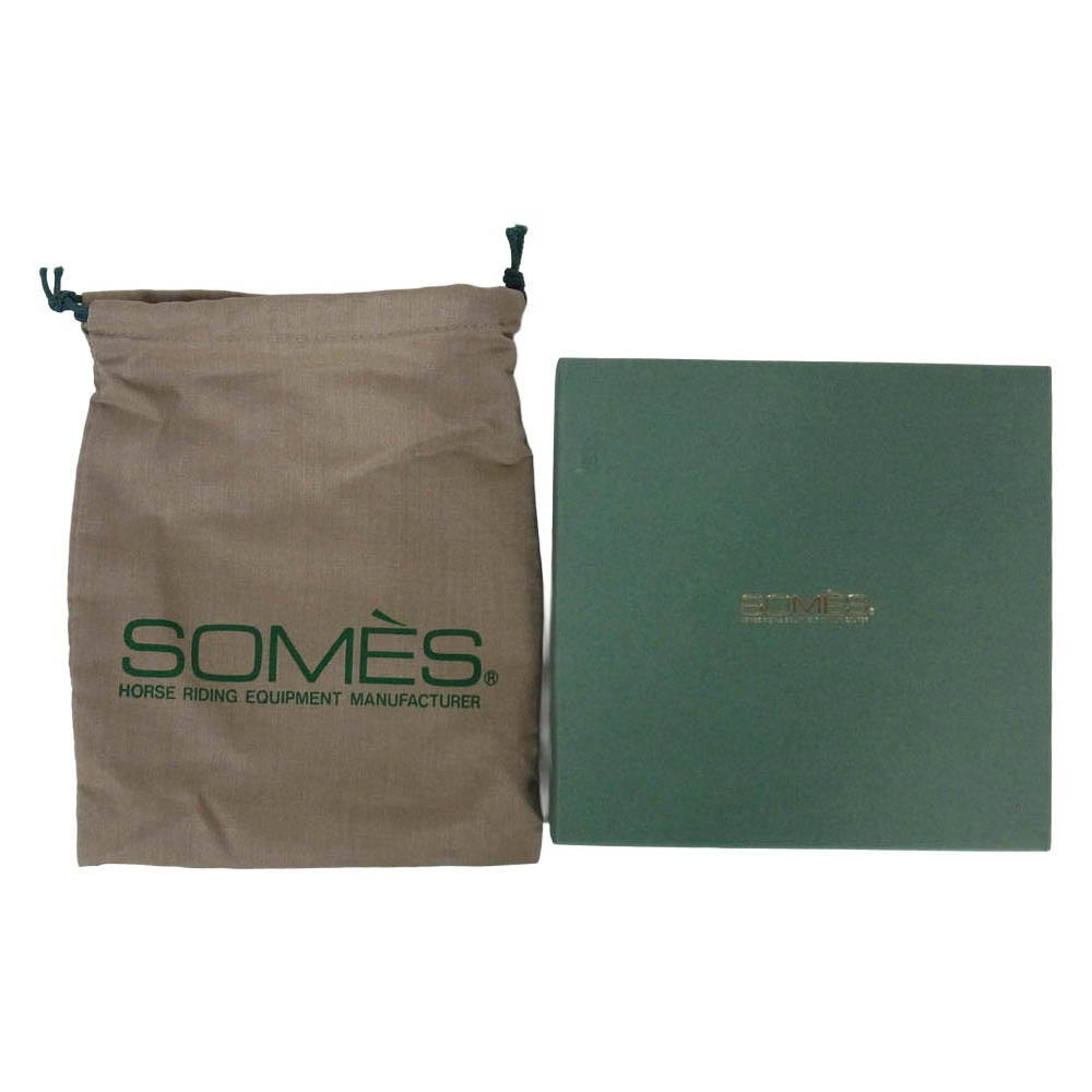 SOMES SADDLE ソメスサドル ホースマン レザー 馬蹄ベルト ブラック系 36/91【極上美品】【中古】