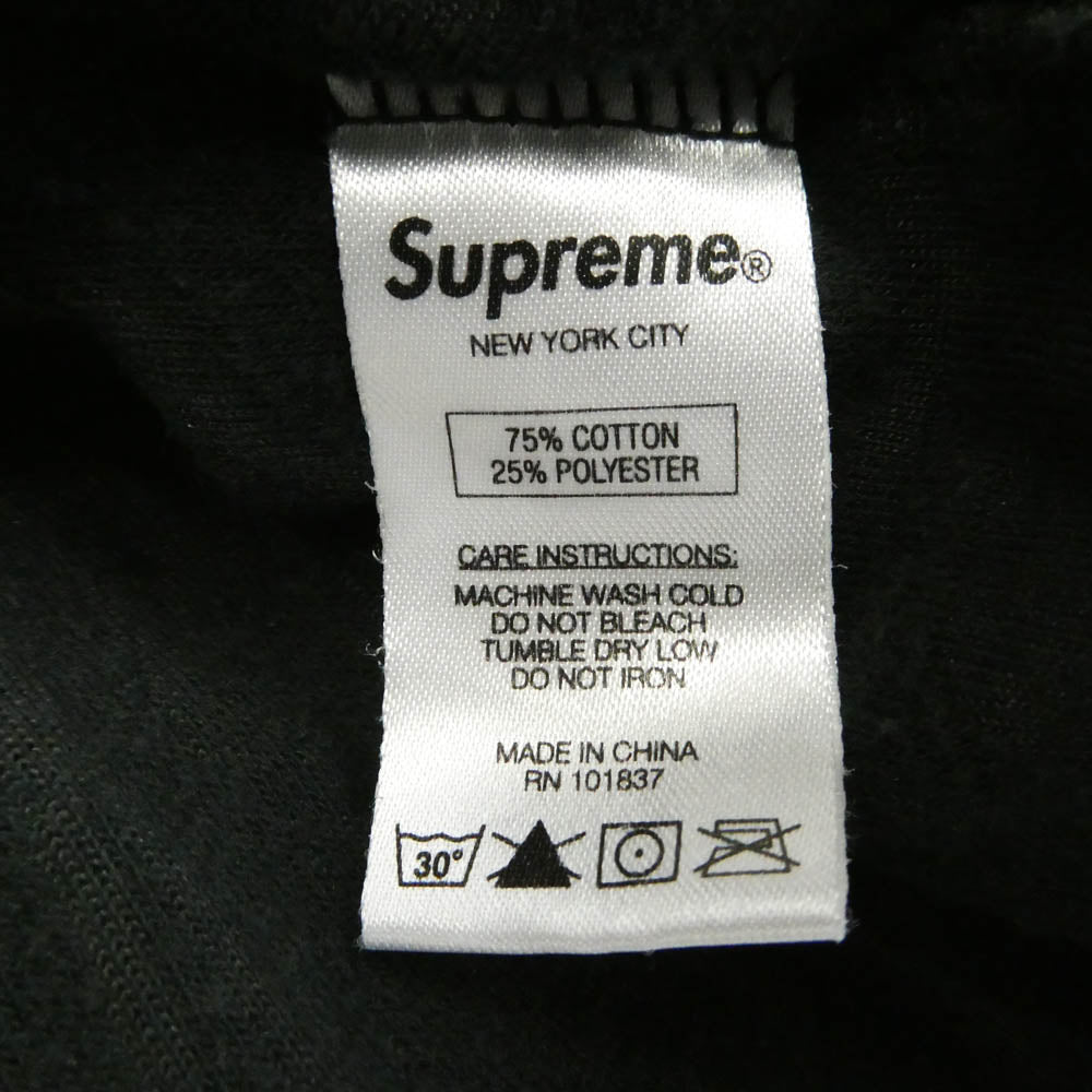 Supreme シュプリーム 17SS ワングラム期 Logo Stripe Terry Tank Top パイル地 ロゴ ストライプ タンクトップ ノースリーブ トップス ブラック系 L【中古】