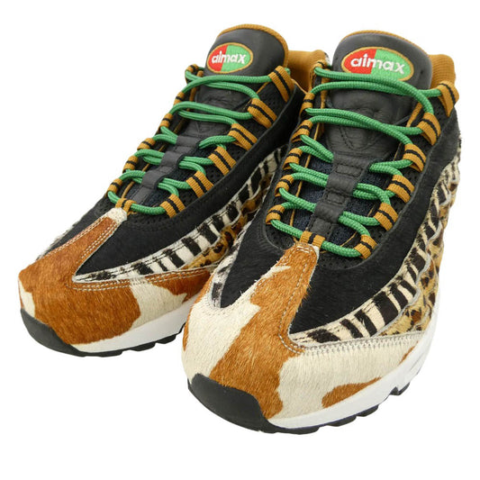 NIKE ナイキ atmos アトモス AQ0929-200 × atoms アトモス 【フェイクバスターズ鑑定済】 Air Max 95 DLX Animal Pack エアマックス アニマルパック スニーカー マルチカラー系 27.5cm【美品】【中古】