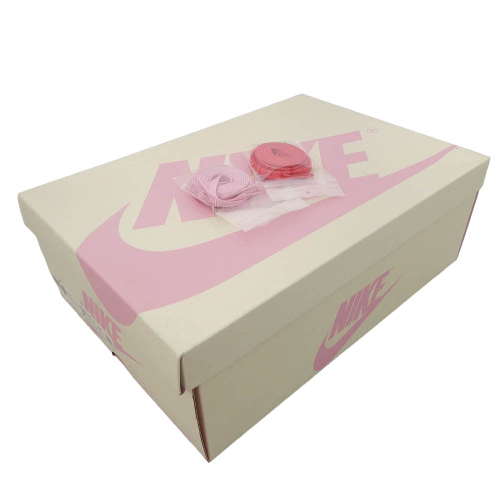 NIKE ナイキ IQ7604-101 × Travis Scott トラヴィススコット 【フェイクバスターズ鑑定済】Air Jordan 1 Retro Low OG Sail Tropical Pink AJ1 エアジョーダン ロー スニーカー ピンク系 ホワイト系 27.5cm【新古品】【未使用】【中古】