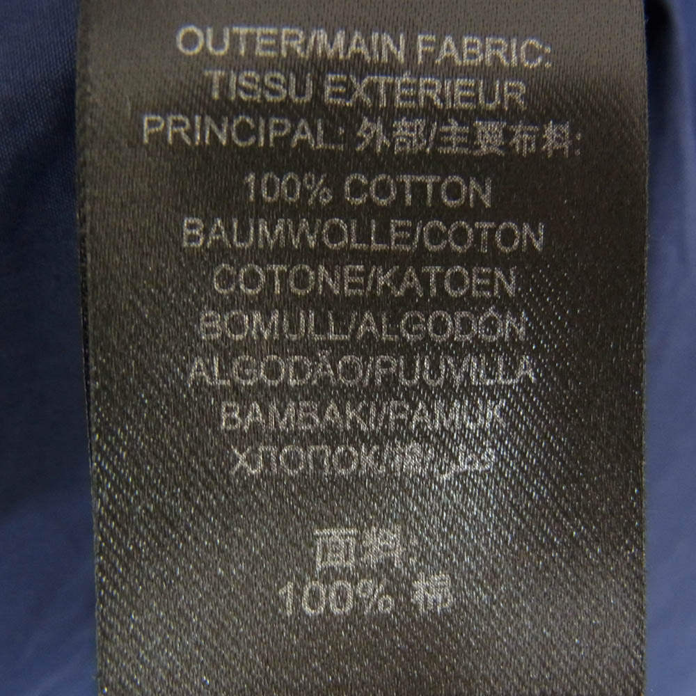 Burberry Prorsum バーバリープローサム コットン レギュラーカラー ロングスリーブ 長袖 ドレスシャツ ネイビー系 39【中古】