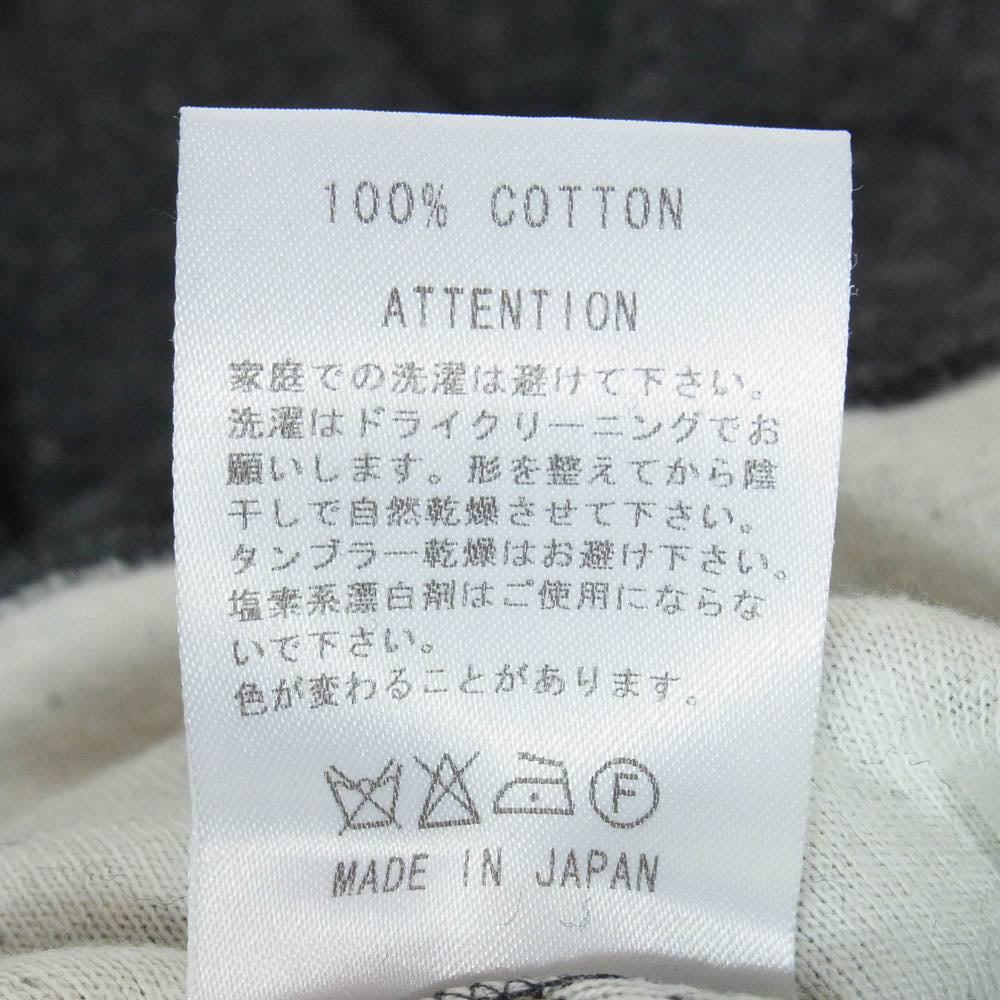 RUDE GALLERY ルードギャラリー 13AW Vネック コットンフリース スウェット トレーナー ダークグレー系 3【中古】