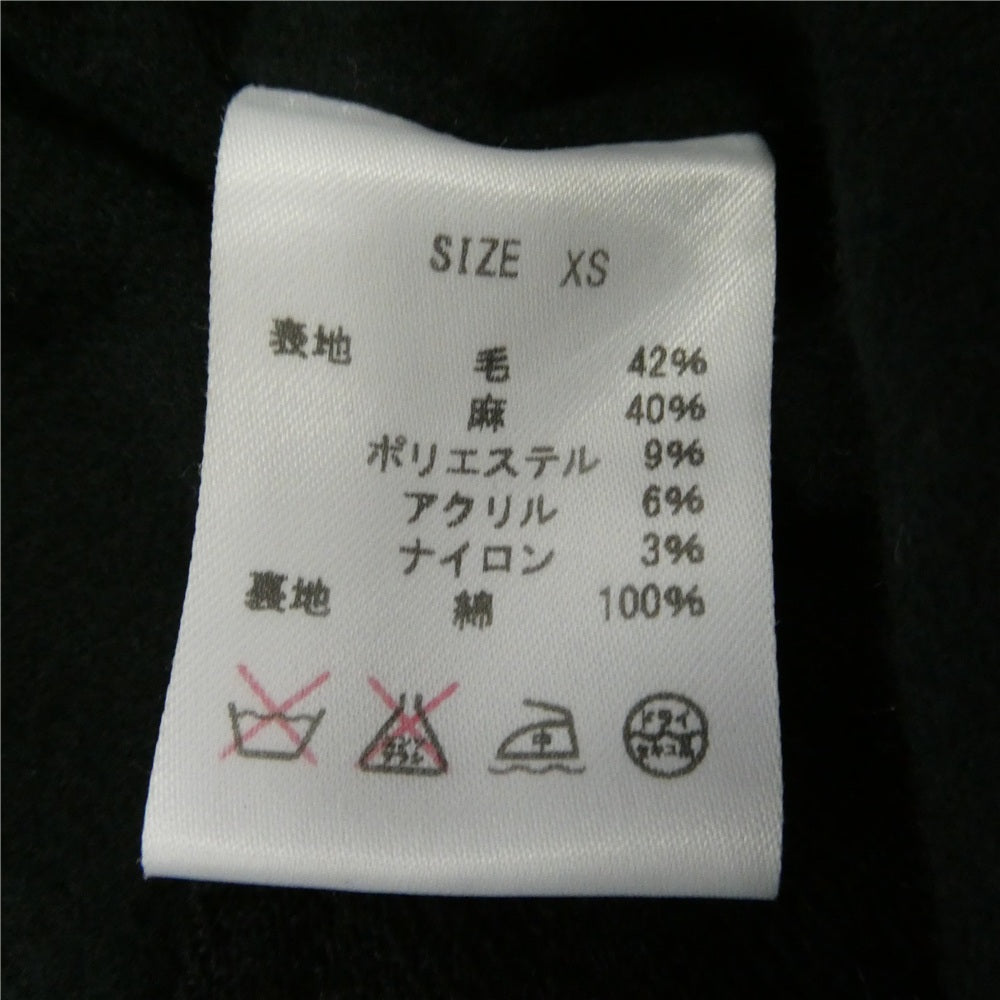 occupy オキュパイ ウール レザー ジャケット ブラック系 XS【中古】