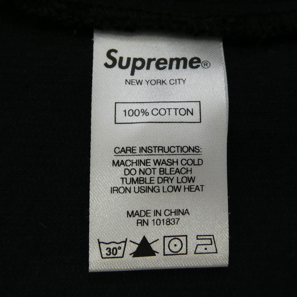 Supreme シュプリーム 19AW corduroy shirt コーデュロイ フロントポケット 長袖シャツ ブラック系 L【中古】