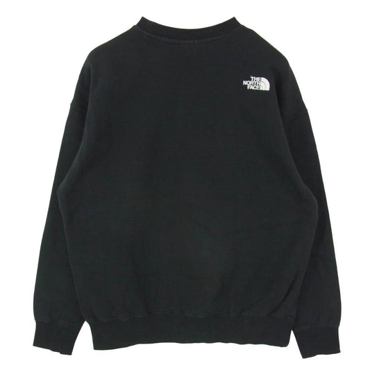THE NORTH FACE ノースフェイス NT62334 NEVER STOP ING CREW ネバーストップアイエヌジークルー スウェット ブラック ブラック系 S【中古】