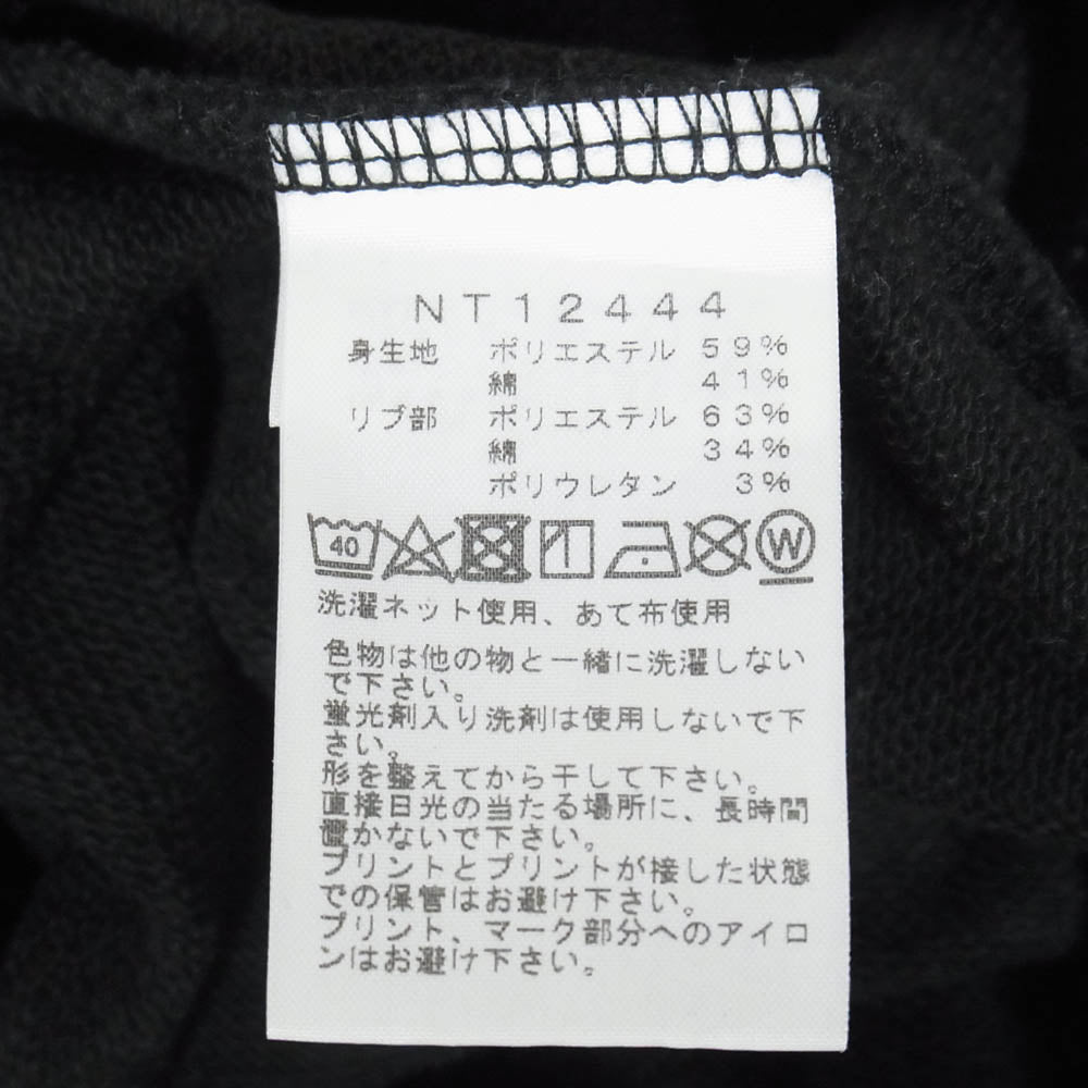 THE NORTH FACE ノースフェイス NT12444 NEVER STOP ING CREW ネバー ストップ アイエヌジー クルー スウェット ブラック系 S【極上美品】【中古】