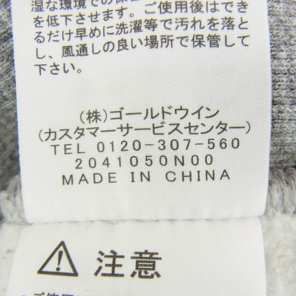 THE NORTH FACE ノースフェイス NT62231 Square Logo Crew スクエアロゴ クルーネック スウェット トレーナー グレー系 S【極上美品】【中古】