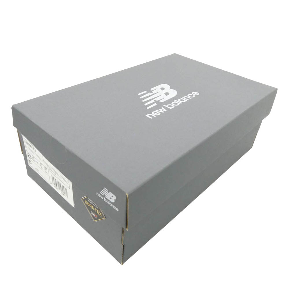 NEW BALANCE ニューバランス CM996XB2 GORE-TEX ゴアテックス スエード ローカット スニーカー ブラック系 26.5cm【極上美品】【中古】