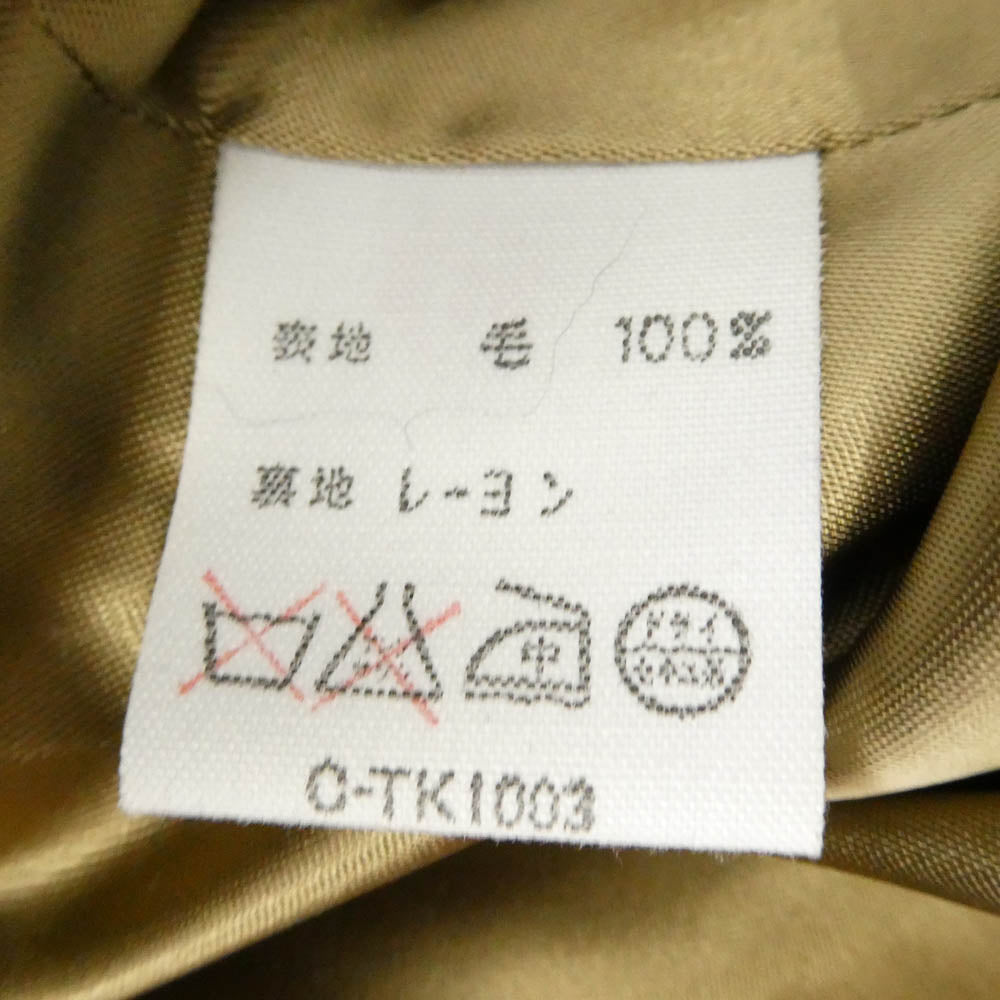 DRIES VAN NOTEN ドリスヴァンノッテン O-TK1003 ウール100% 4B チェスターコート パープル系 48【中古】