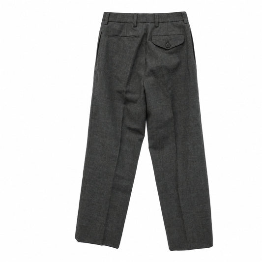 PRADA プラダ P270JG S000 2025年モデル イタリア製 ヴァージンウール センタープレス スラックスパンツ グレー系 38【中古】