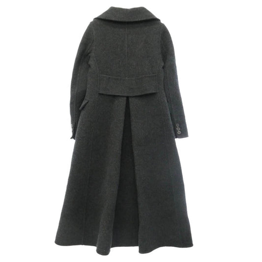 Christian Dior クリスチャンディオール 940M25A1019 イタリア製 ラムズウール100% ダブルブレスト コート グレー系 40【中古】