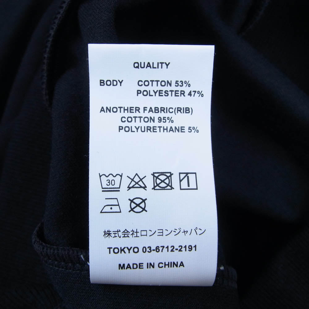 エスワイサーティトゥバイスィートイヤーズ ロゴプリント ジップアップ パーカー ブラック系 S【中古】