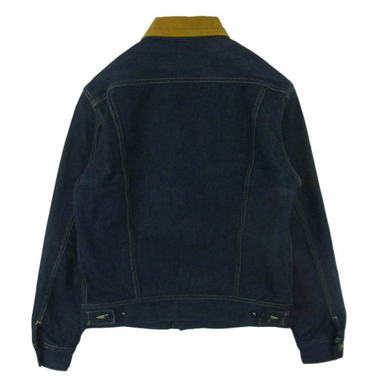 THE FLAT HEAD ザフラットヘッド FN-0J-D102 14.5oz 左綾ジンバブエコットン デニム ブランケット ジャケット インディゴブルー系 38【美品】【中古】