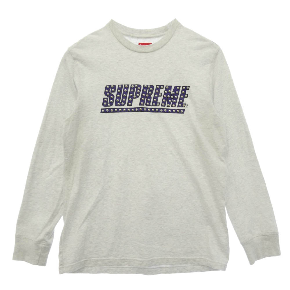 Supreme シュプリーム 20SS Studded L/S Top ロゴプリント スタッズ
