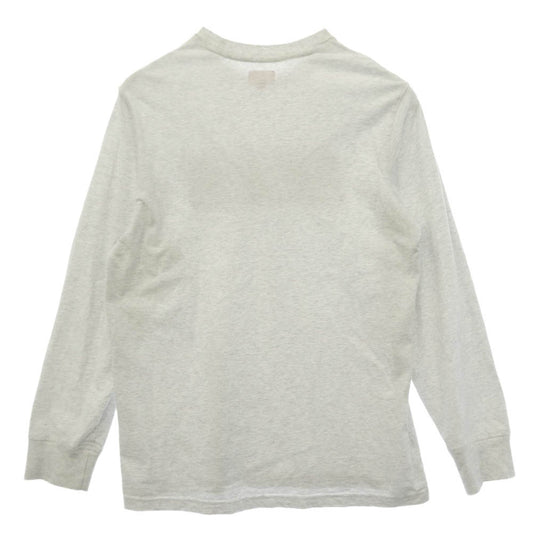 Supreme シュプリーム 20SS Studded L/S Top ロゴプリント スタッズ ロングスリーブ Tシャツ 長袖 カットソー グレー系 M【中古】