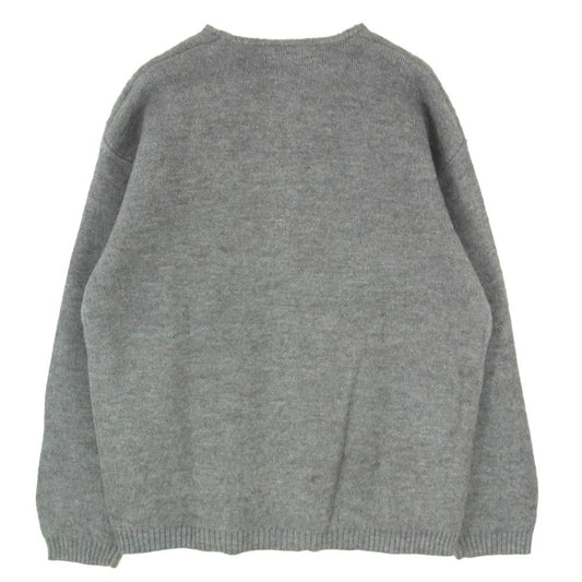 TOWNCRAFT タウンクラフト PENNEYS THE FOX ZIP UP CARDIGAN ペニーズ ニット ジップアップ カーディガン グレー系 L【中古】