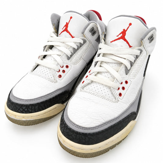 NIKE ナイキ AQ3835-160 Air Jordan 3 Retro Tinker Hatfield エアジョーダン3 レトロ ティンカー ハッドフィールド スニーカー ホワイト系 マルチカラー系 27cm【中古】