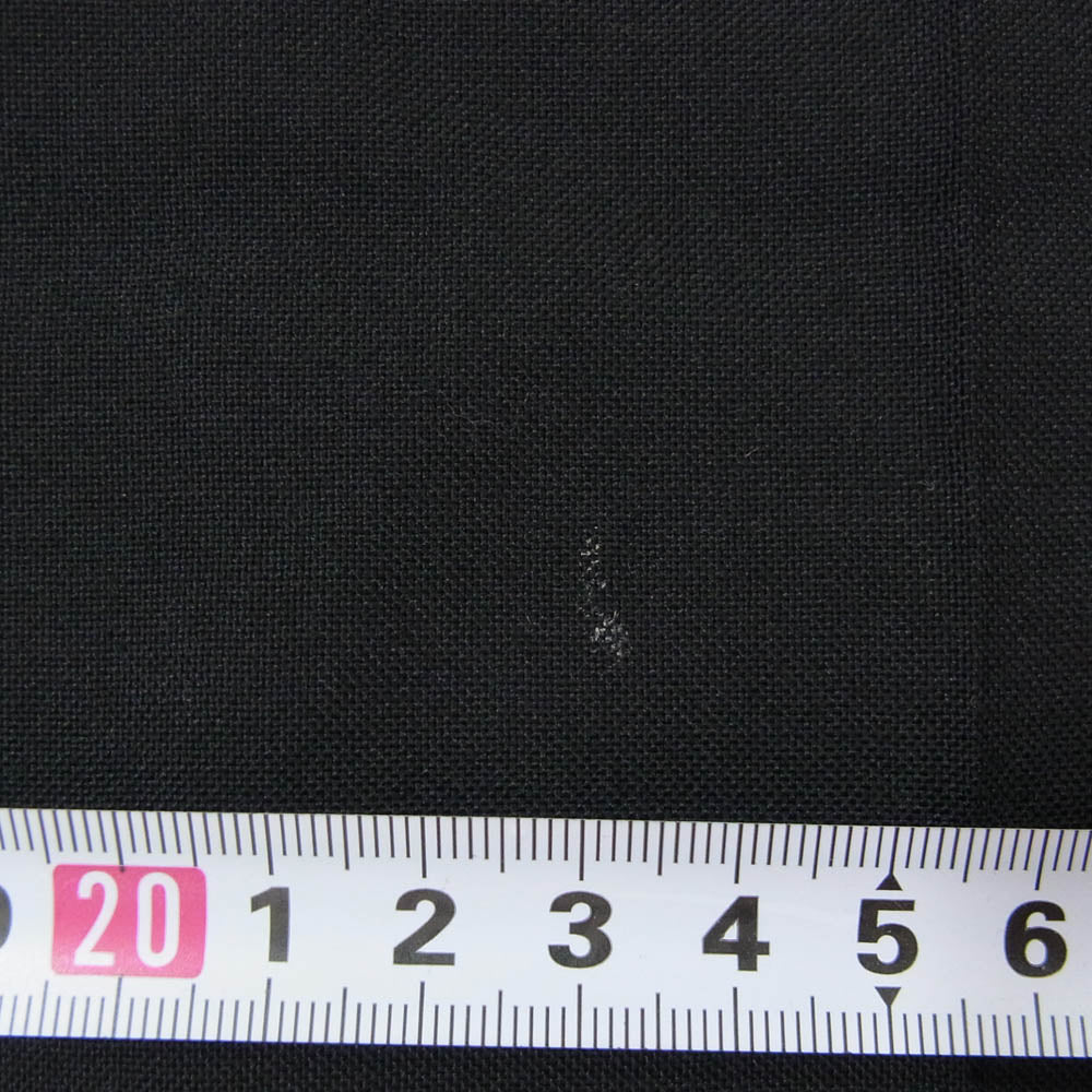 MAISON MARGIELA メゾンマルジェラ 20SS S50KA0524 10ライン 1タック センタープレス ウール イージー スラックス パンツ ブラック系 46【中古】