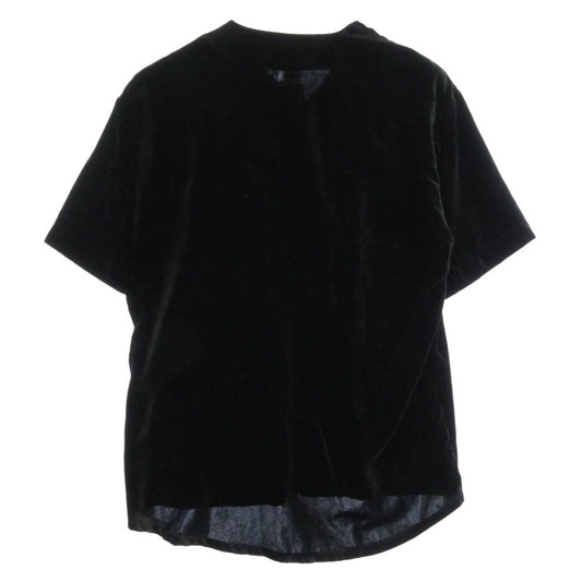 Supreme シュプリーム 25SS Velvet Baseball Jersey ベルベット ベースボール アーチロゴ ジャージ 半袖 シャツ ブラック系 S【中古】