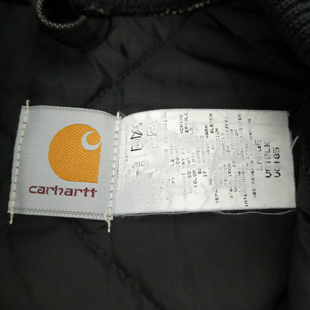 Carhartt カーハート 90s USA製 ダック ベスト ブラック系【中古】