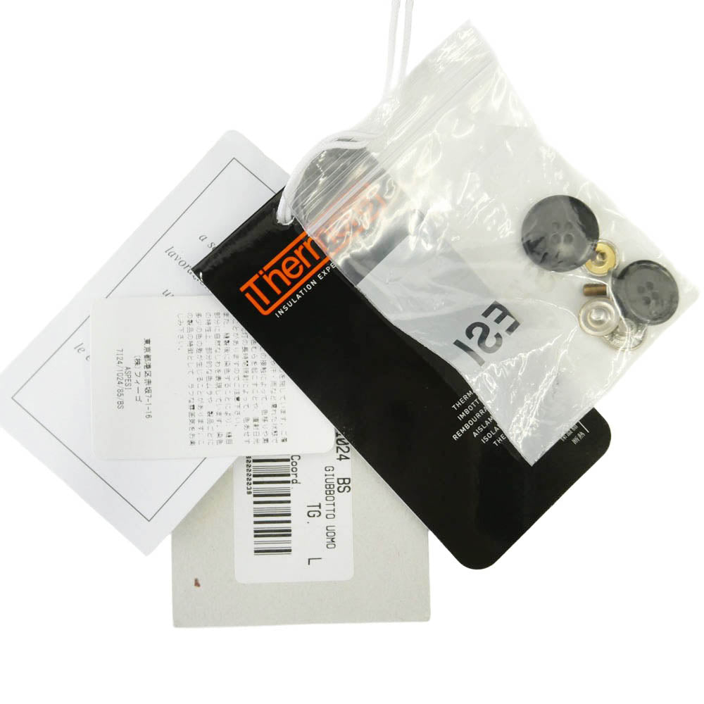 アスペジ 7124/1024/85/BS MINIFIELD RFD VEST M-65 中綿ライナー付き フィールドジャケット ダークネイビー系 L【中古】