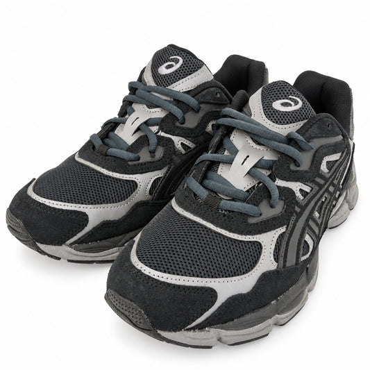 asics アシックス 1201A789-020 【フェイクバスターズ鑑定済】 GEL-NYC GRAPHITE GREY/BLACK ゲル エヌワイシー グラファイト ローカット スニーカー ブラック系 グレー系 27.5cm【極上美品】【中古】