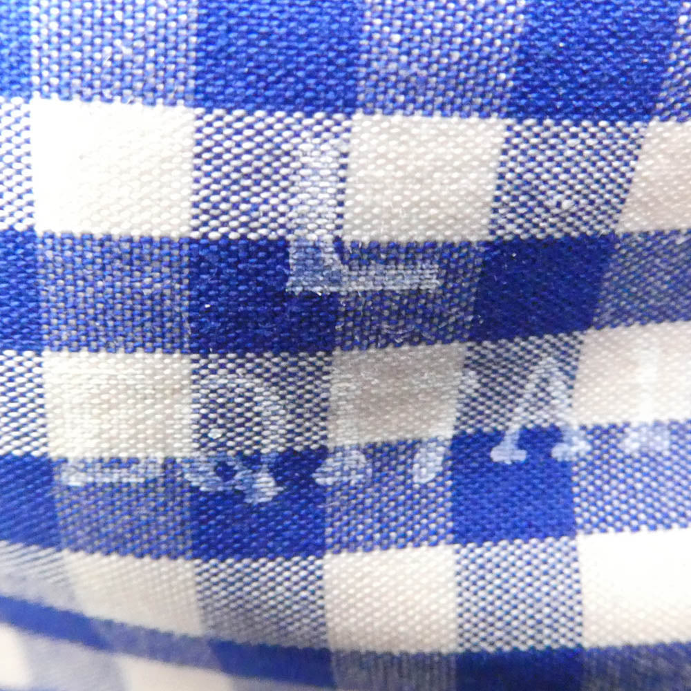 JUNYA WATANABE COMME des GARCONS MAN ジュンヤワタナベコムデギャルソンマン ギンガムチェック キャンバス ローカット スニーカー ホワイト系 L【中古】