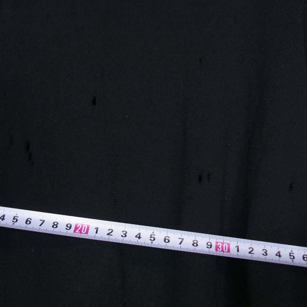 COMME des GARCONS コムデギャルソン W14076X SHIRS シャツ Agathe Gonnet アガット・ゴネ グラスビーズ ニット カットソー ブラック系 L【中古】