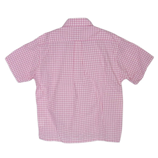 JUNYA WATANABE COMME des GARCONS MAN ジュンヤワタナベコムデギャルソンマン Brooks Brothers ブルックスブラザーズ WC-B405 AD2008 Brooks Brothers ブルックスブラザーズ ギンガム チェック 半袖 シャツ ピンク系 M【中古】