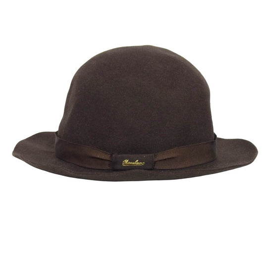 JUNYA WATANABE COMME des GARCONS MAN ジュンヤワタナベコムデギャルソンマン Borsalino ボルサリーノ 11AW WH-K601 × Borsalino ボルサリーノ QUALITA SUPERIORE フェルト ウール ハット ブラウン系 M【中古】