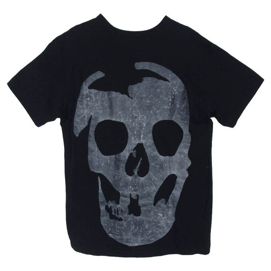 COMME des GARCONS HOMME PLUS コムデギャルソンオムプリュス 11ss PG-T007 Skull of Life スカルオブライフ期 背面ドクロ スカル バックプリント 半袖 Tシャツ ブラック系 L【中古】