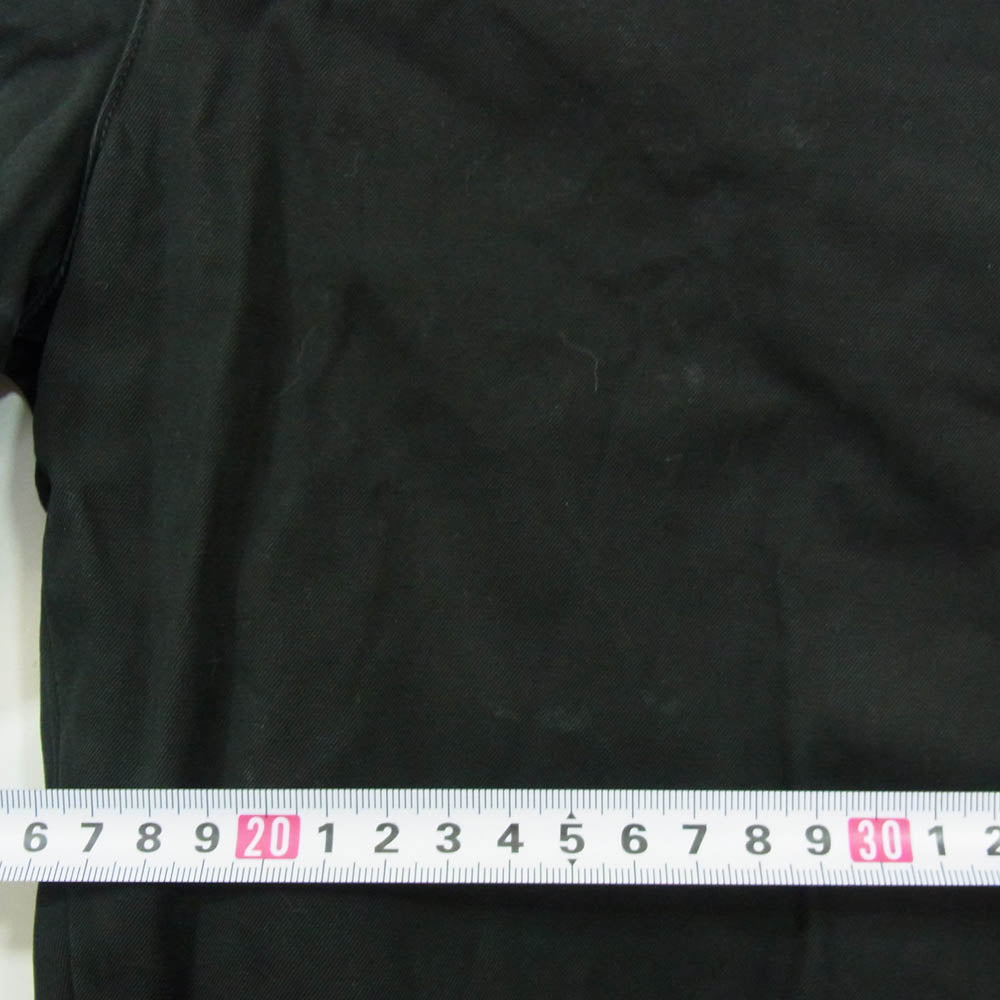 COMME des GARCONS HOMME コムデギャルソンオム HP-07012M AD1999 田中オム 製品洗い コットン チノ トラウザー パンツ ブラック系 M【中古】