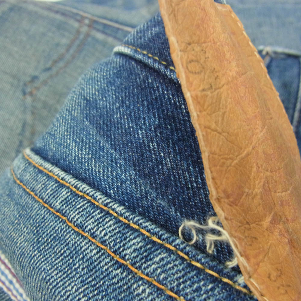 JUNYA WATANABE COMME des GARCONS MAN ジュンヤワタナベコムデギャルソンマン Levi's リーバイス WB-P201 × Levi's リーバイス AD2008 501 レッド ステッチ ボタンフライ デニム パンツ インディゴブルー系 L【中古】