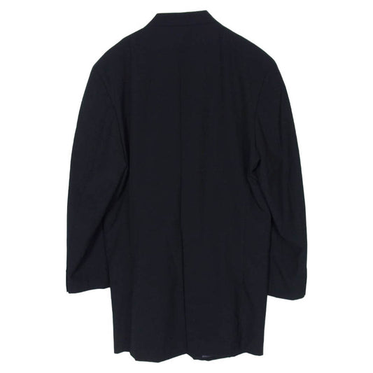 COMME des GARCONS HOMME PLUS コムデギャルソンオムプリュス 06AW PR-J005 Bad Boy バッドボーイ期 裏地オーロラ ウール ロング コート ブラック系 S【中古】