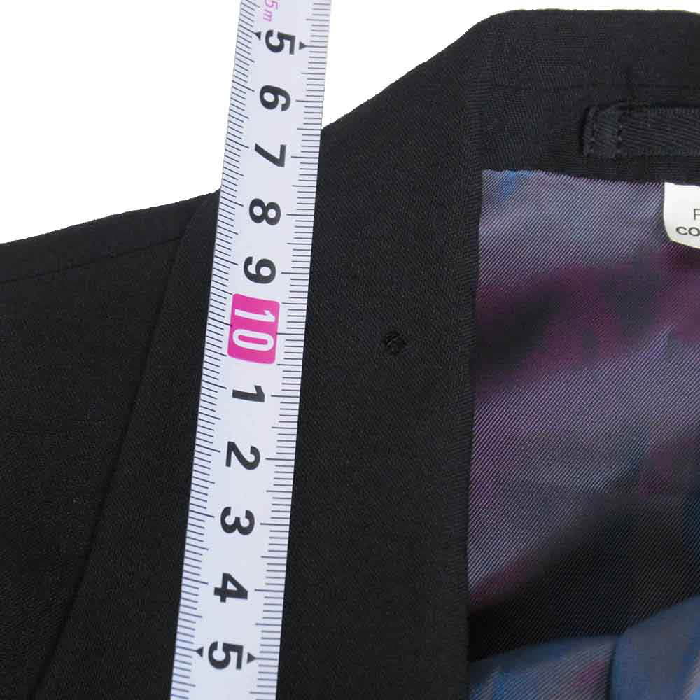 COMME des GARCONS HOMME PLUS コムデギャルソンオムプリュス 06AW PR-J005 Bad Boy バッドボーイ期 裏地オーロラ ウール ロング コート ブラック系 S【中古】