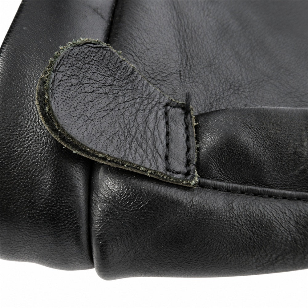 Supreme シュプリーム THE NORTH FACE ノースフェイス 17AW NF0A3G73 x THE NORTH FACE ザノースフェイス Leather Daypack レザー デイパック バックパック リュック ブラック系【中古】