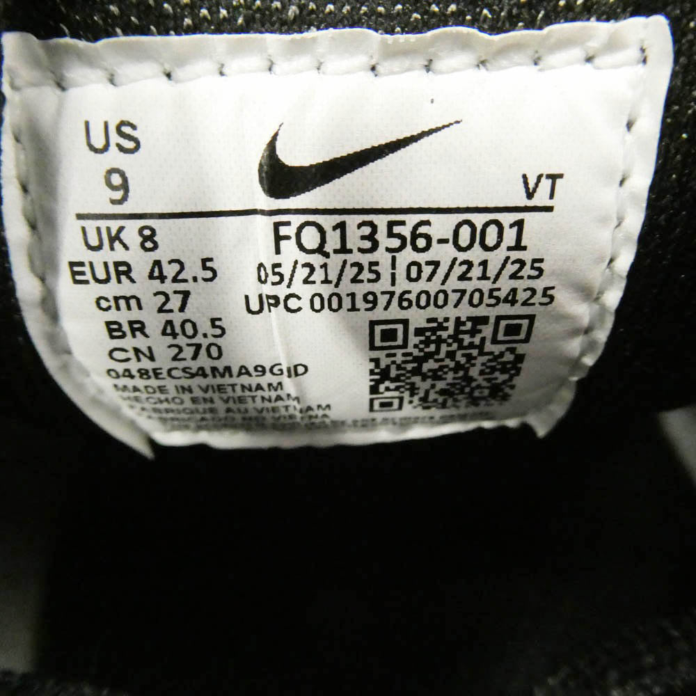 NIKE ナイキ FQ1356-001 Pegasus 41 GORE-TEX Black Anthracite ペガサス41 ゴアテックス ブラック アンスラサイト ローカット スニーカー ブラック系 27cm【中古】
