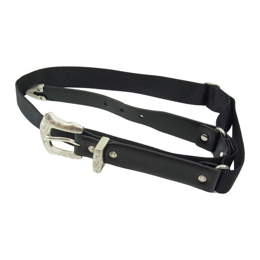TOGA トーガ TZ261-AH915 NYLON BUCKLE BELT ナイロン バックル レザー ベルト ブラック系【中古】