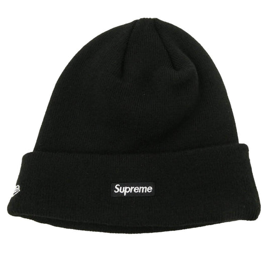 Supreme シュプリーム NEW ERA ニューエラ 23AW × New Era ニューエラ Varsity Beanie バーシティビーニー ニット キャップ 帽子 ブラック系【中古】