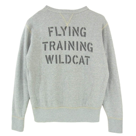 TOY'S McCOY トイズマッコイ × FELIX フィリックス THE CAT McHILL マックヒル スウェット トレーナー グレー系 40【中古】