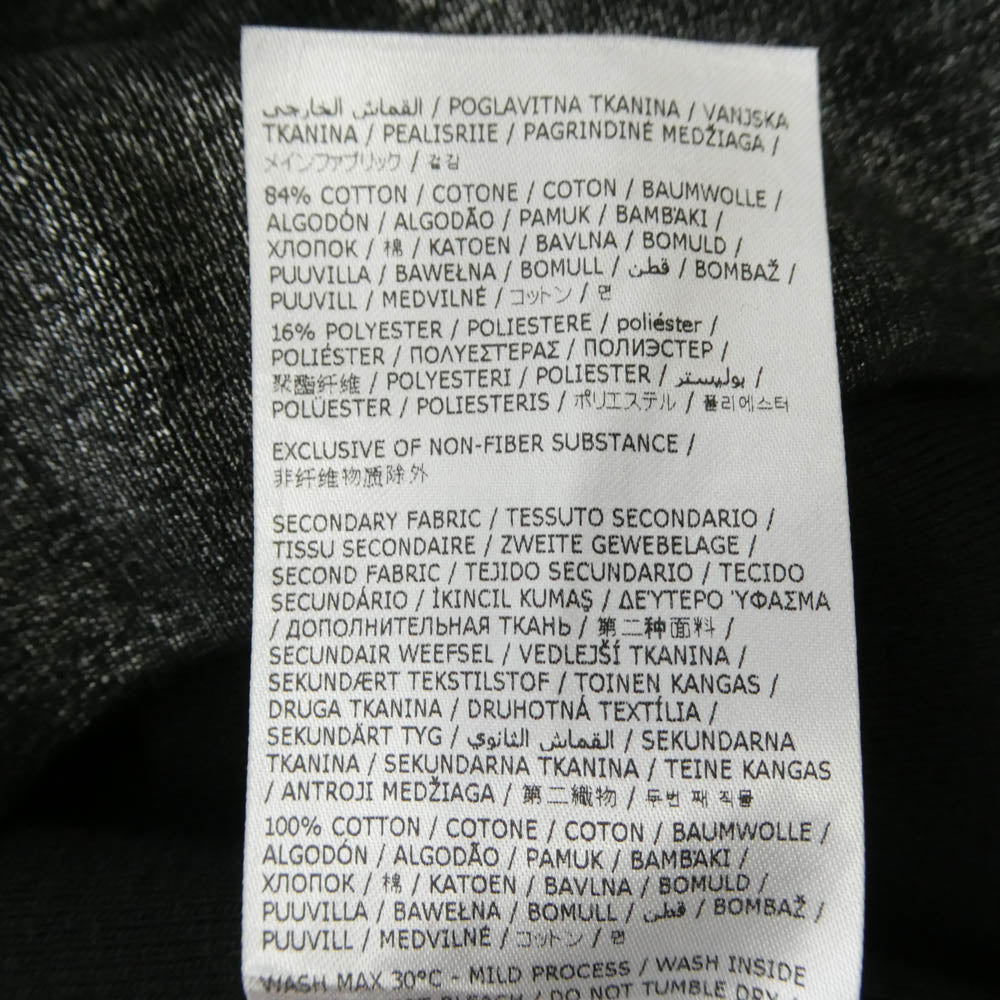Supreme シュプリーム MAISON MARGIELA メゾンマルジェラ 24SS x MM6 Maison Margiela Foil Box Logo Hooded Sweatshirt エムエムシックス メゾンマルジェラ ボックスロゴ パーカー L ブラック系 L【美品】【中古】