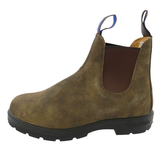 ブランドストーン 584 PU TPU E CUT WARM DRY Leather Chelsea Lug Boots スエード レザー サイドゴア チェルシー ショート ブーツ カーキ系 ブラウン系 UK4【美品】【中古】