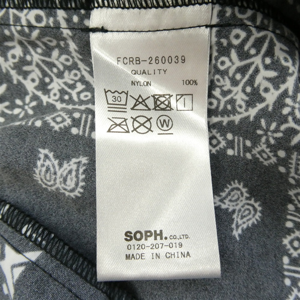 F.C.R.B. エフシーアールビー FCRB-260039 BANDANA NYLON EASY SHORTS バンダナ ナイロン イージー ショーツ ショートパンツ ブラック系 L【極上美品】【中古】