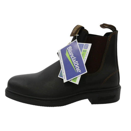 ブランドストーン 062 TPU DRESS Premium Leather Chelsea Lug Boots スエード レザー サイドゴア チェルシー ブーツ ブラック系 UK8【極上美品】【中古】