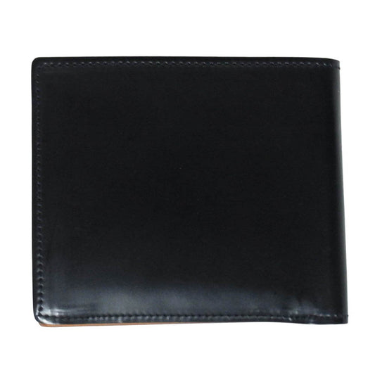 Paul Smith ポール・スミス コードバン 二つ折り レザー 財布 ブラック系 F【美品】【中古】
