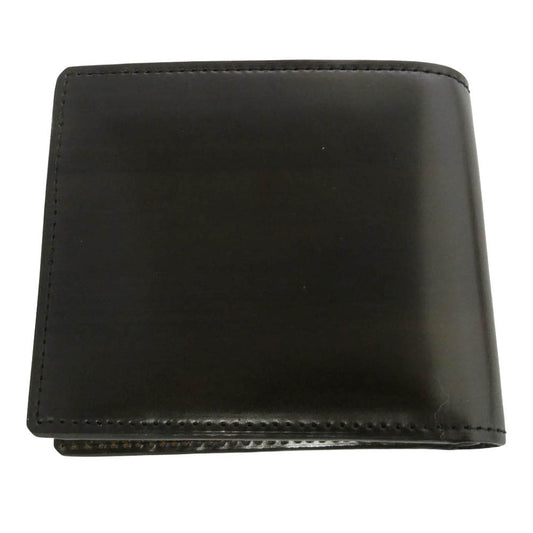 CYPRIS キプリス 5721 コードバン 二つ折り レザー 財布 ダークブラウン系【美品】【中古】