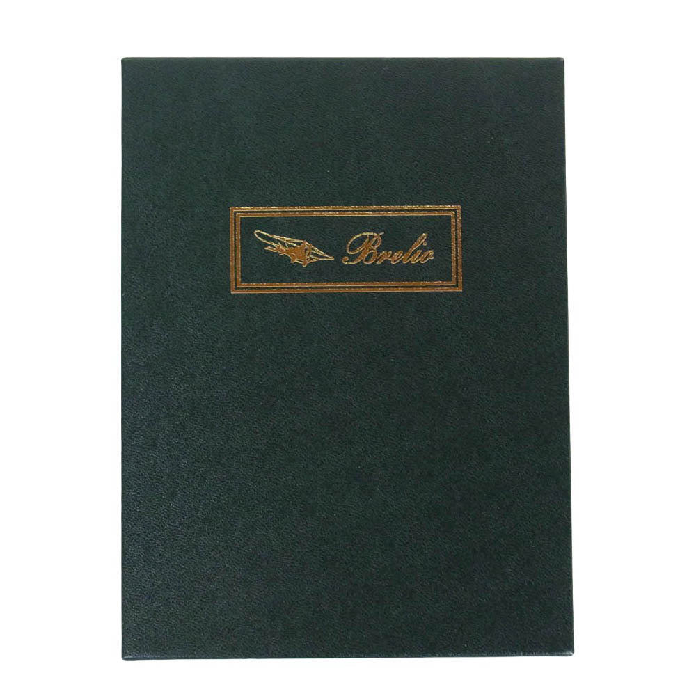 ブレイリオ コードバン ベルトタイプ バイブルサイズ システム手帳 カバー ブラウン系【極上美品】【中古】